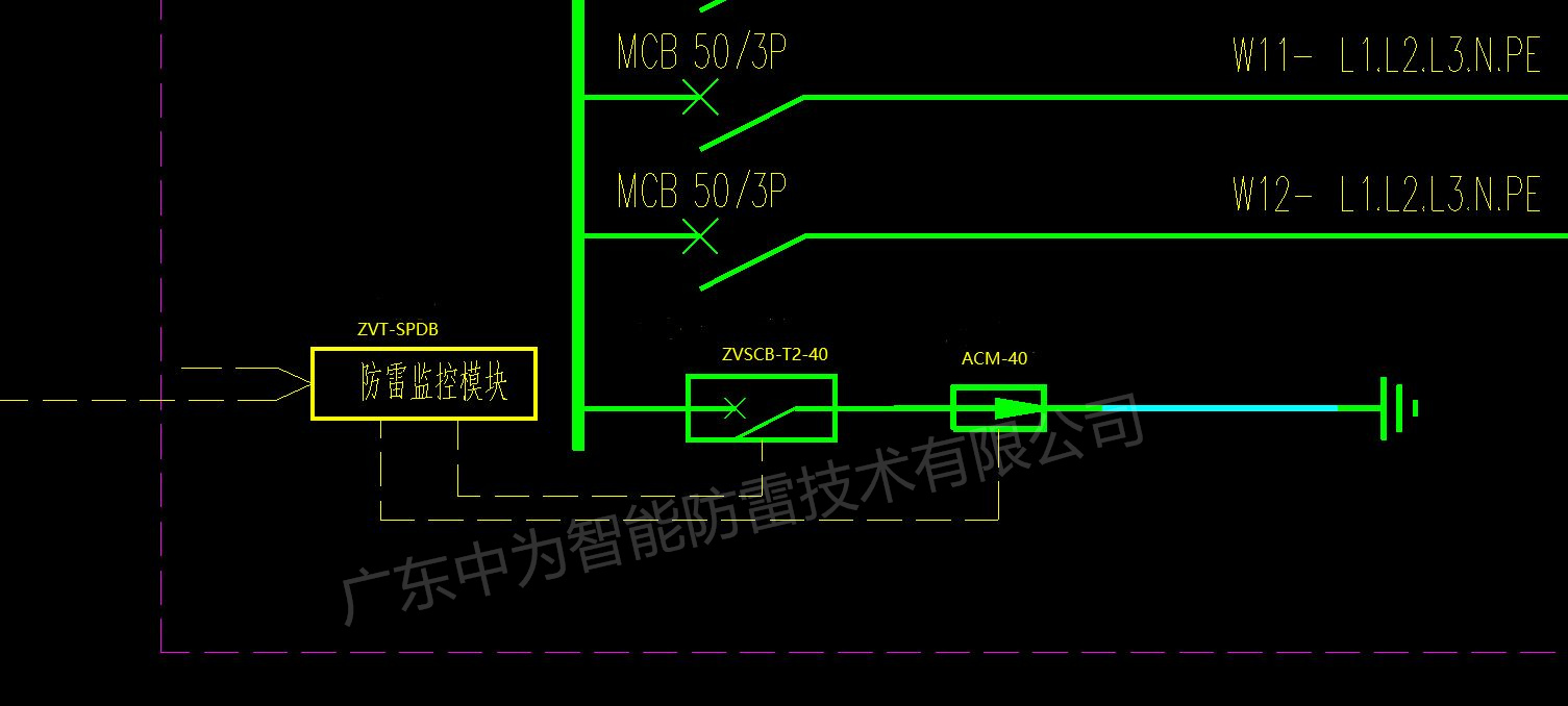 浪涌保護(hù)器的電氣符號(hào)是什么，在系統(tǒng)圖紙中怎么表示？