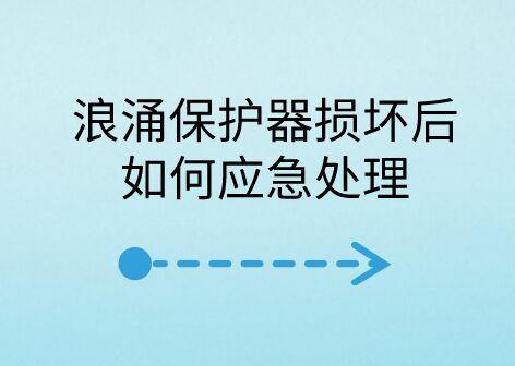 浪涌保護(hù)器損壞后如何應(yīng)急處理？