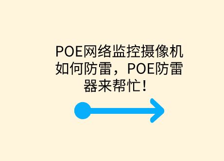 POE網絡監控攝像機如何防雷，POE防雷器來幫忙！